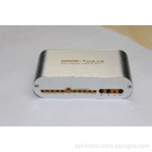 4 port Toslink switcher box with 2 port out put